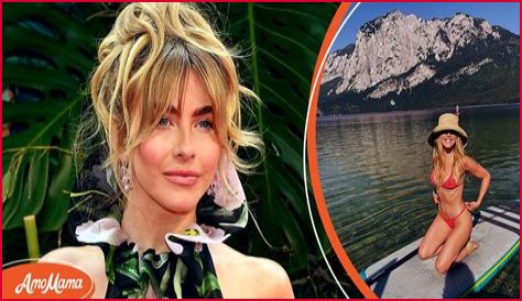Julianne Hough Shows off Toned Body in Red String Swimsuit during Stunning Austrian Vacation